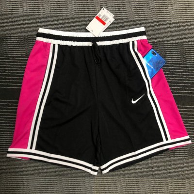 NBA Miami Heat basketball elite shorts Noir Rose